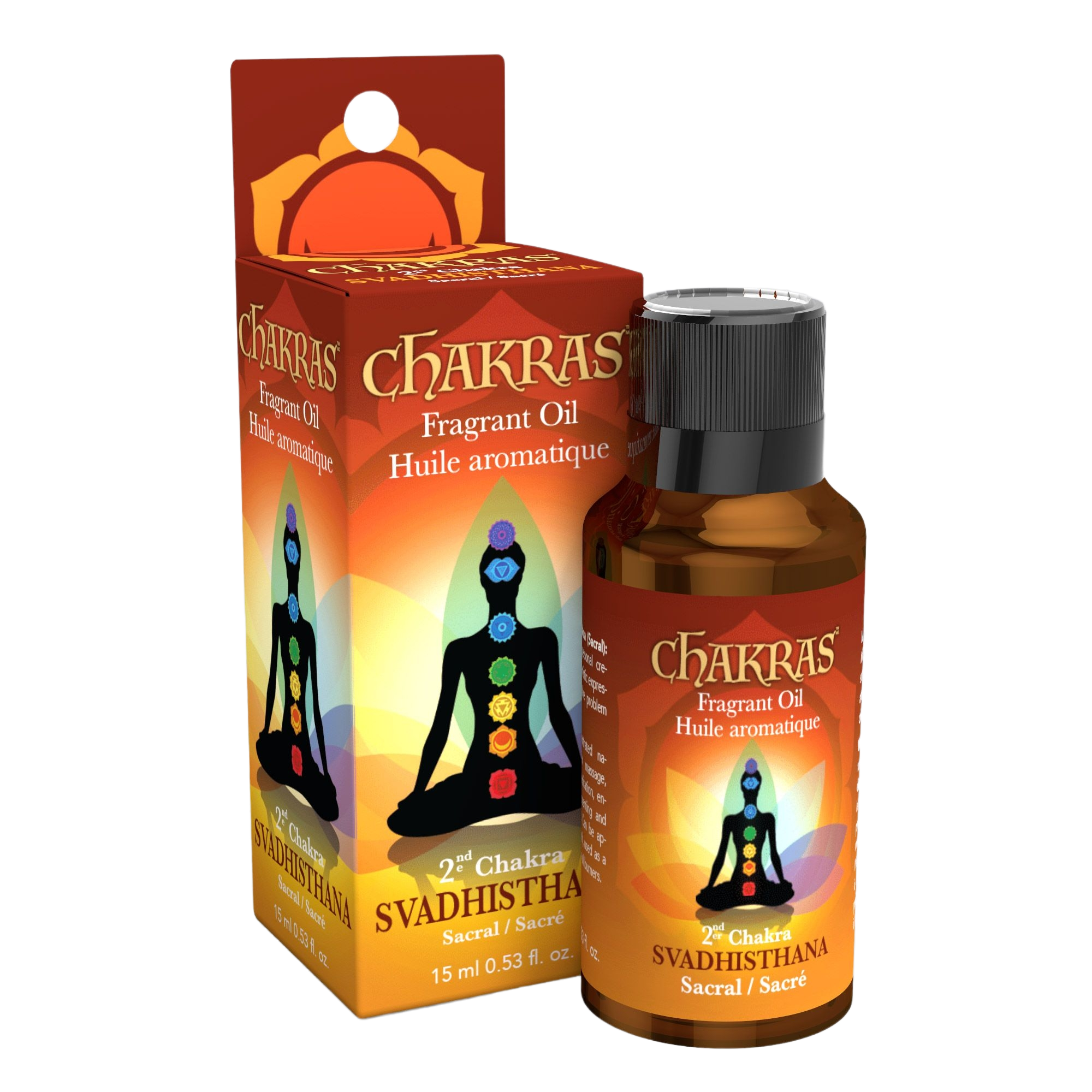 Huile Aromatique 2e Chakra 'Sacré'/ 2nd Chakra 'Sacred' Fragrant Oil