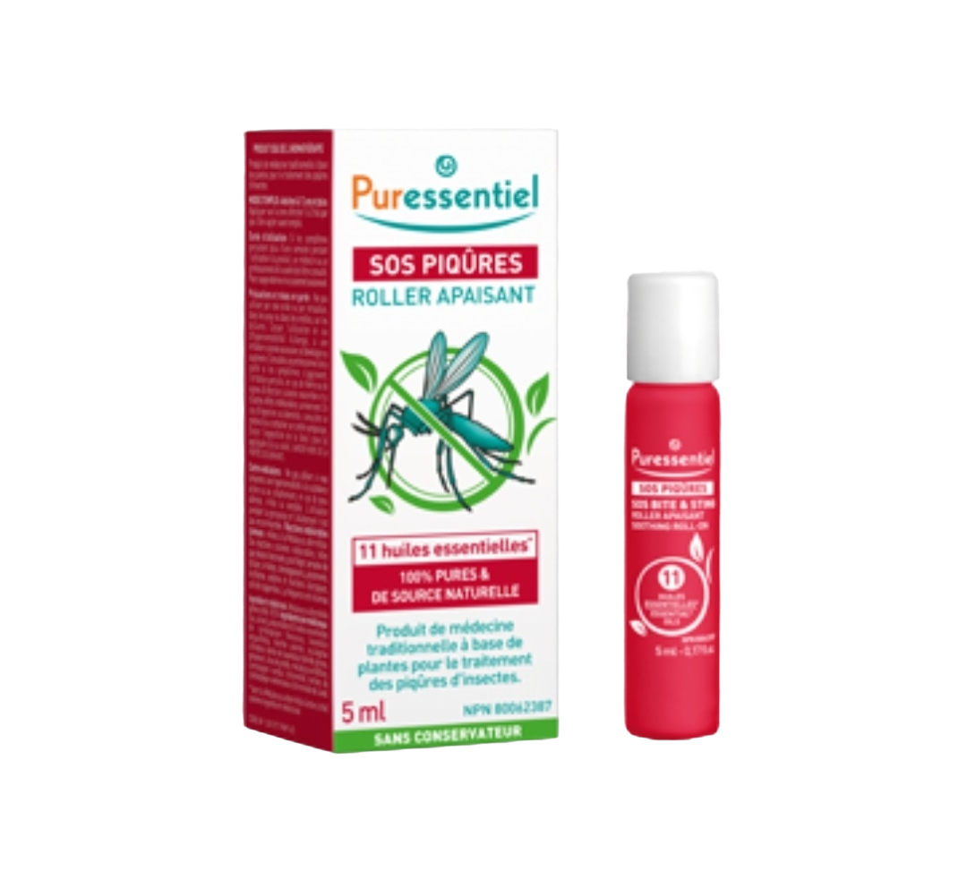 Roller Apaisant 'SOS Piqûre' 5ml (11 Huiles Essentielles)/ Roller Apaisant 'SOS Morsure &amp; Piqûre' 5ml (11 Huiles Essentielles)