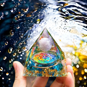Orgonite Planete 'Bleue'/ 'Blue' Planet Orgonite